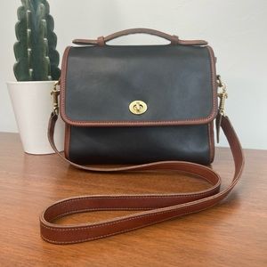 Vintage Coach Spectator Court Bag 6870